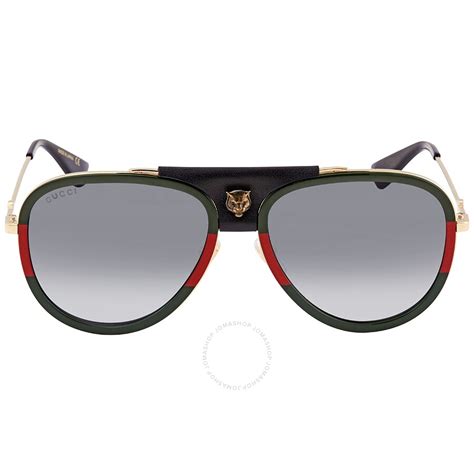 occhiali aviator gucci|Gucci unisex aviator sunglasses.